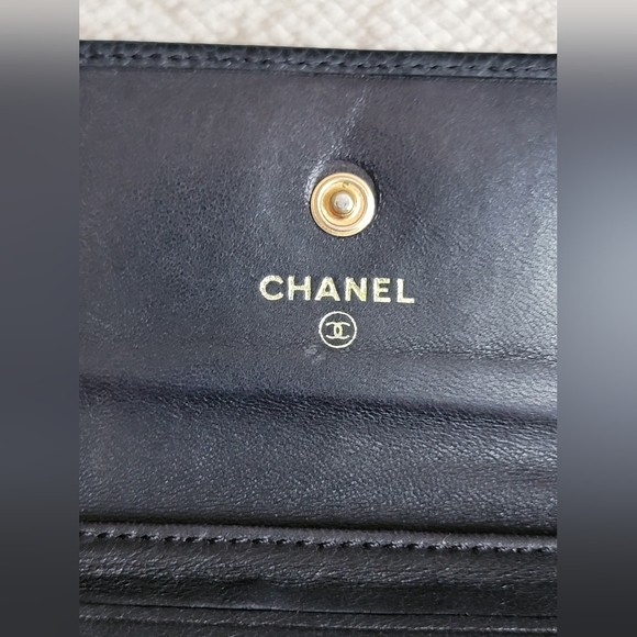 Chanel Black Caviar Leather Wallet on Chain - Picture 12 of 16